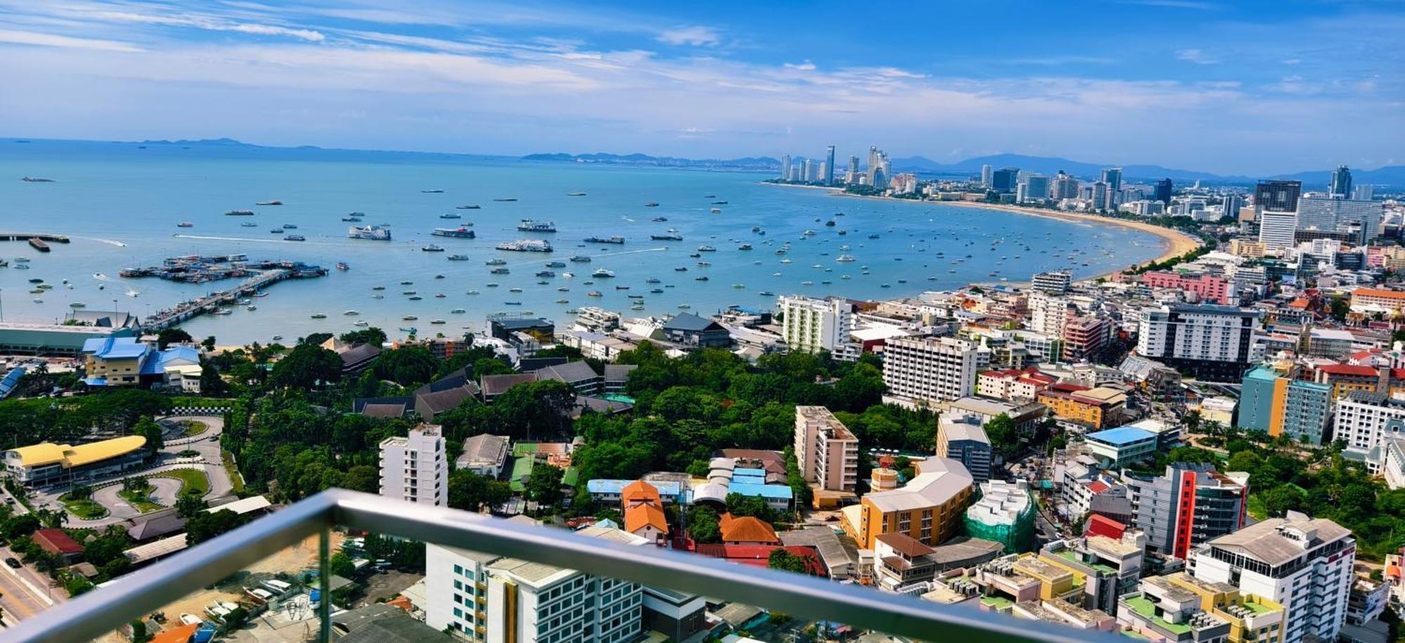 South Pattaya Condo Delux Sea View Near Walking Street Exterior foto